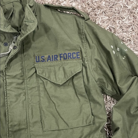 US Air Force Green Military Jacket size small - Picture 4 of 13